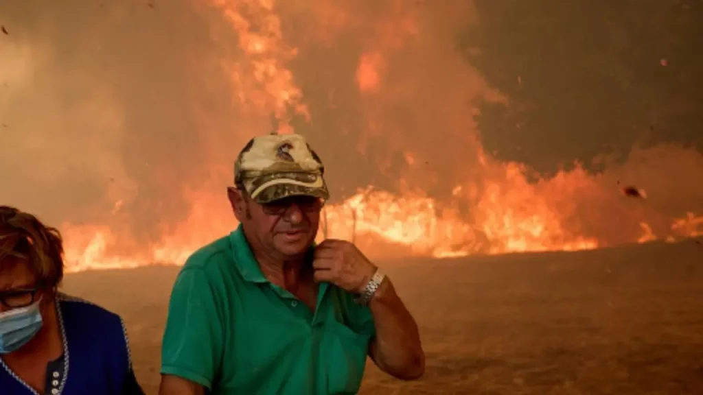 Incendio España
