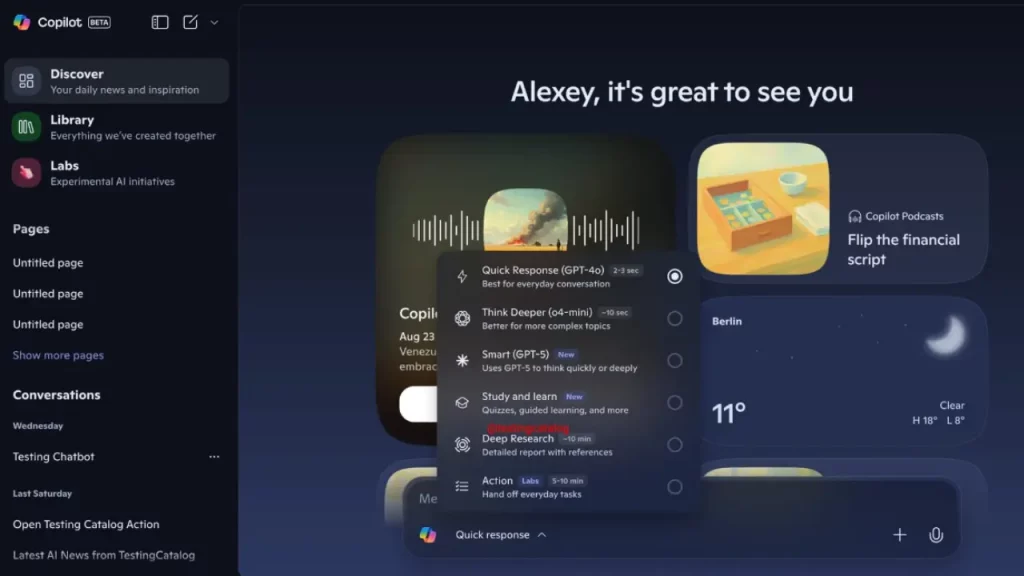 Microsoft Copilot prepara un modo “Estudiar y aprender”