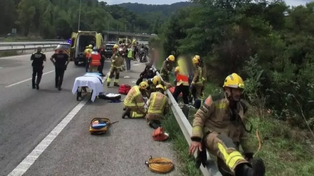 Accidente drama en la C-32