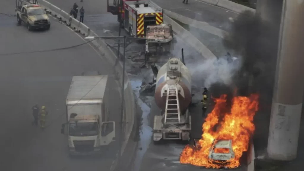 Explosión de pipa de gas en Ciudad de México