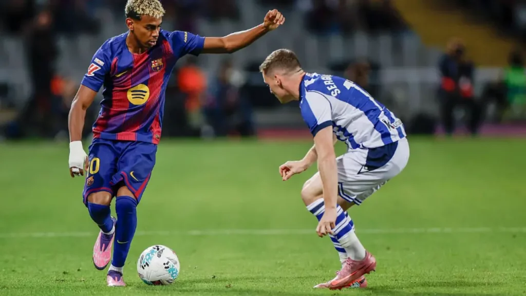 Lamine Yamal reaparece