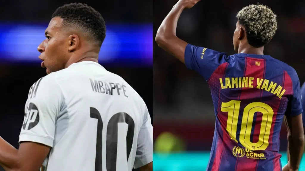 Kylian Mbappé y Lamine Yamal