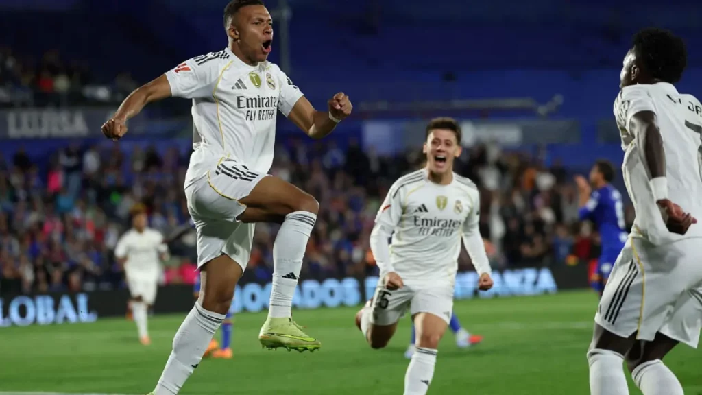 Mbappé y Güler desatascan al Madrid en Getafe
