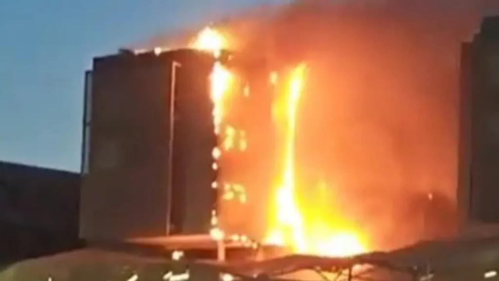 Incendio en Hospital Santa Lucía de Cartagena