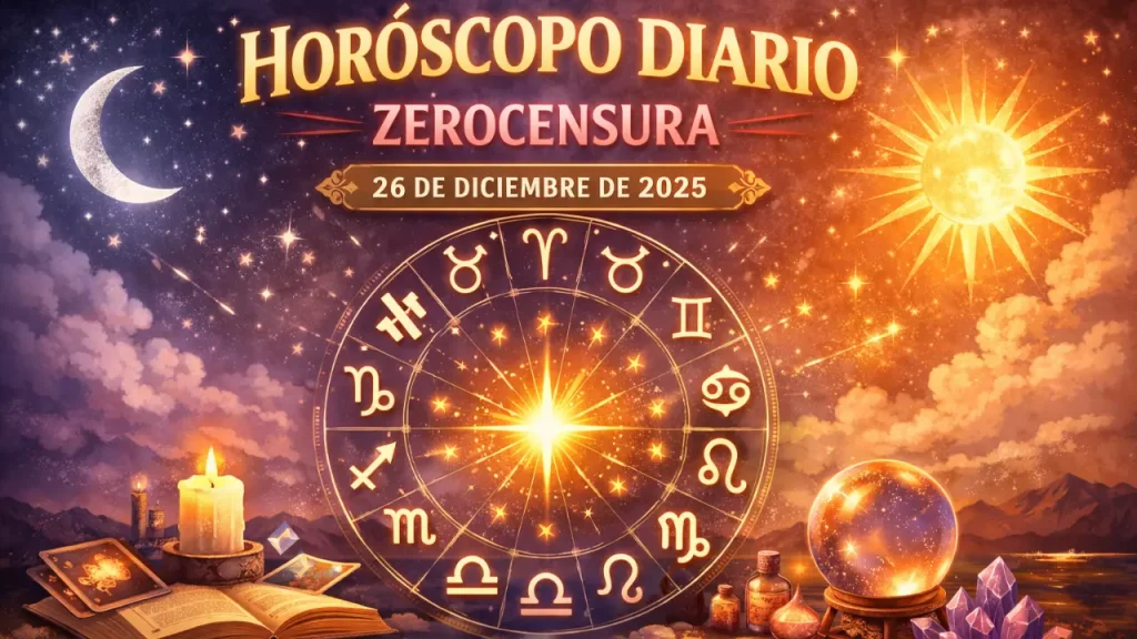 Horóscopo Diario Zerocensura 26 diciembre 2025