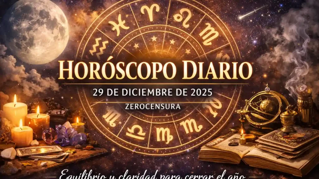 Horóscopo Diario Zerocensura 29 diciembre 2025