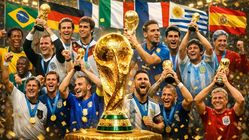 Los dueños de la Copa del Mundo