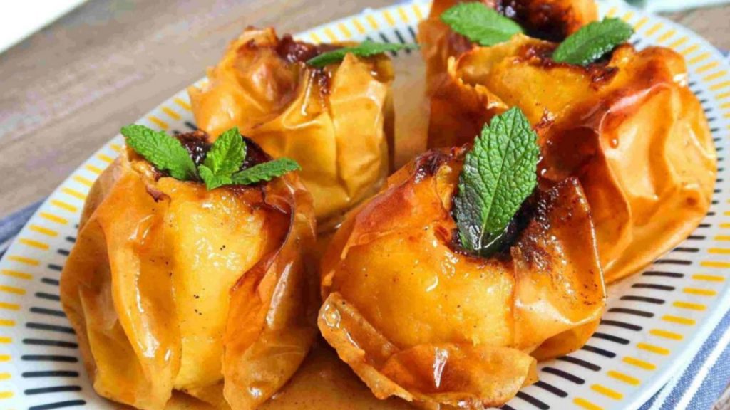 Manzanas asadas rellenas en Airfryer, postre saludable y fácil, listo en minutos, ideal como merienda o final ligero sin horno.
