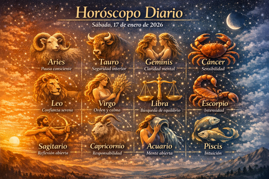 Horóscopo Diario Zerocensura 17 enero 2026