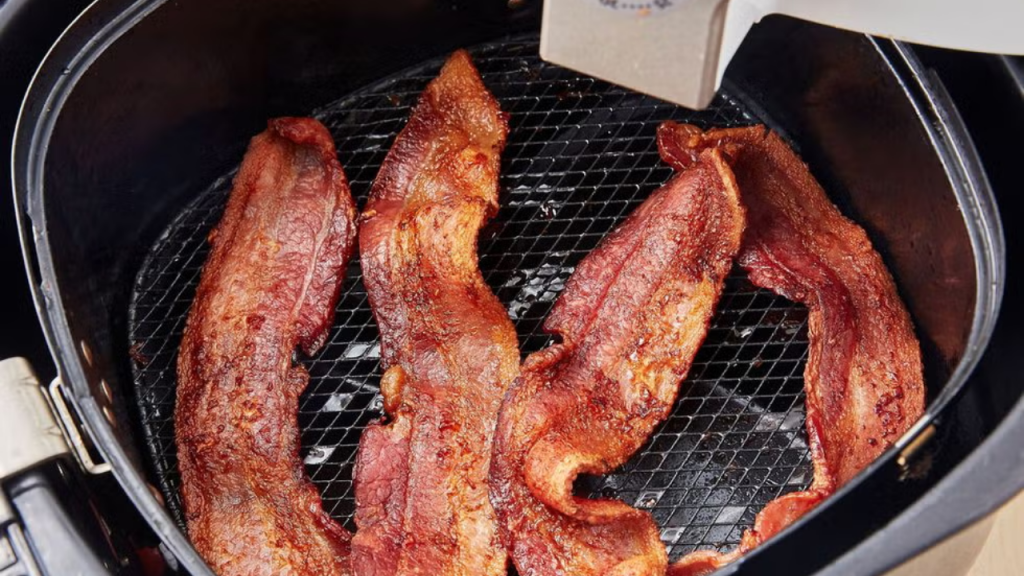 Tiras de Bacon Crujiente en Air Fryer