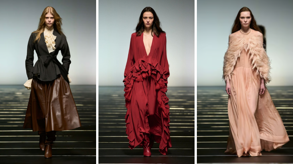 Alberta Ferretti colección otoño 2026 en Dubái: elegancia y modernidad
