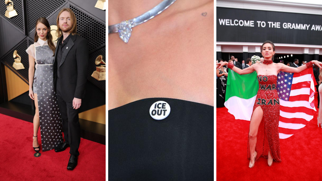 Moda política en los Grammy 2026: la alfombra roja se rinde al activismo
